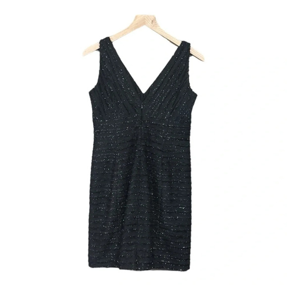 W by Worth Black Sleeveless Mini Dress Size 6 - Picture 4 of 8